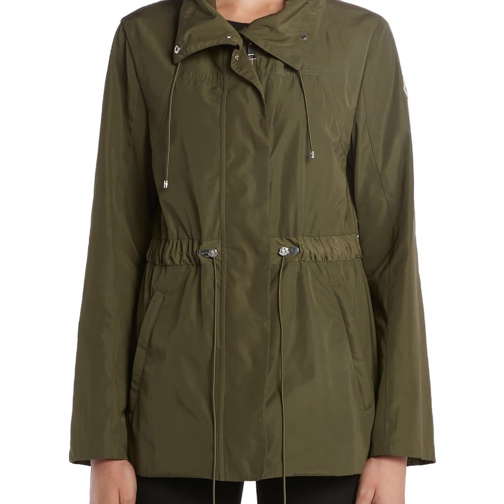New Authentic Drawstring Waist Short Jacket - Picture 4 of 6